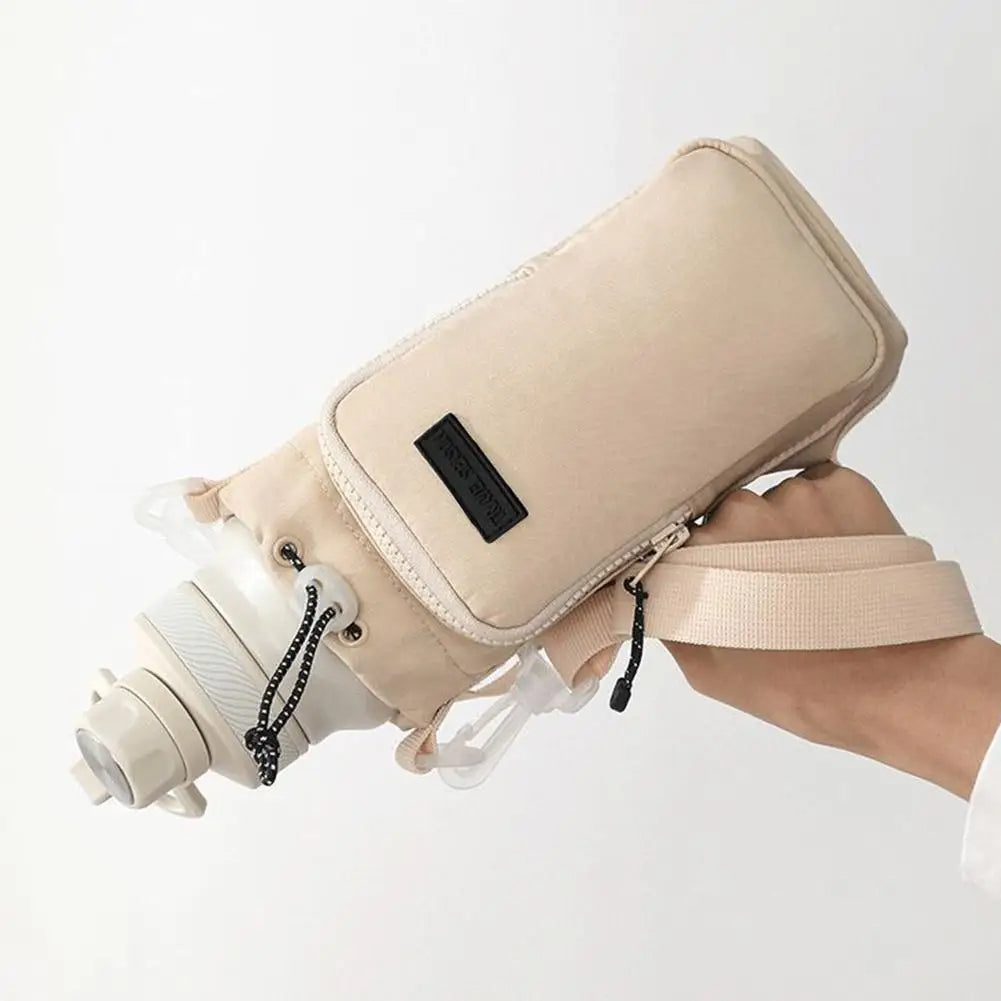 Zayyanun ® Portable Water Bottle Bag with Strap Holder Pouch Tumbler Mug Cup