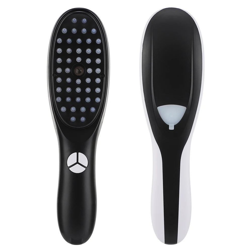 Zayyanun®Nanofog Electric Hair Brush | Anti-Frizz Ionic Straightener Comb