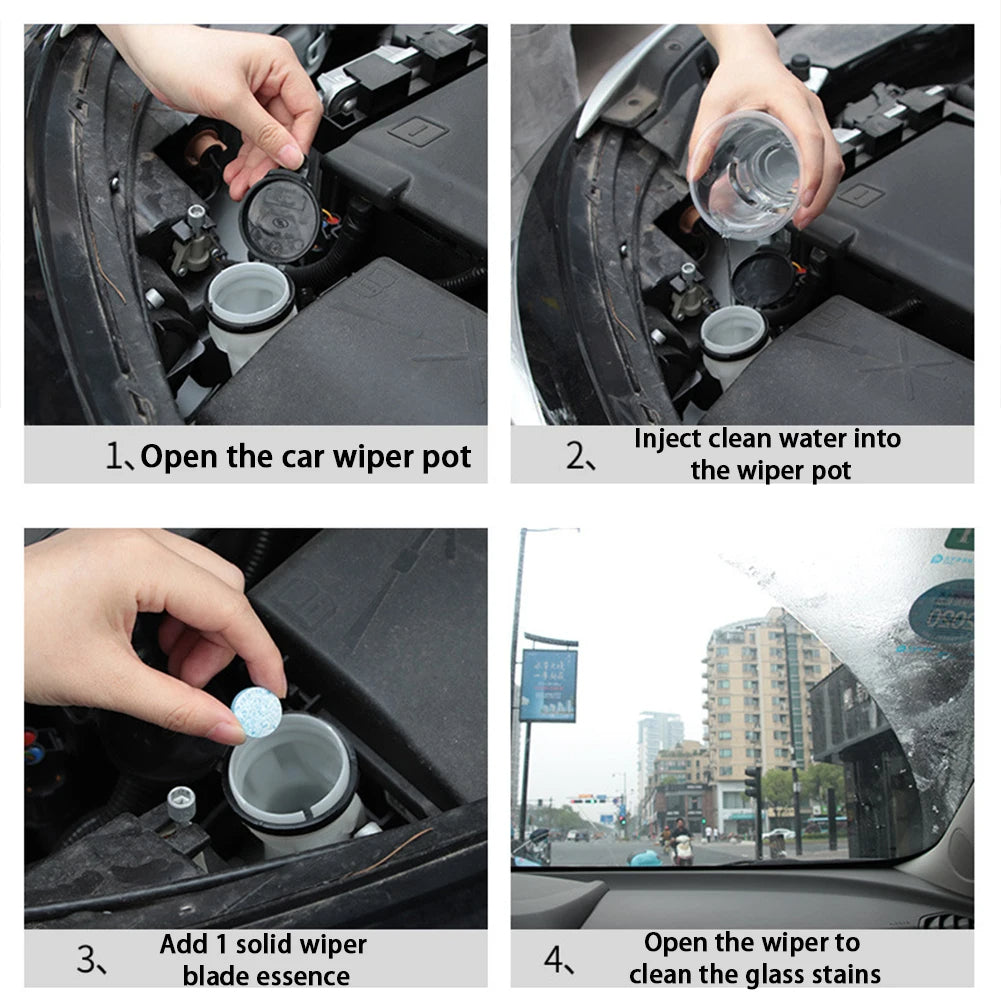 Zayyanun ® Multifunctional  Car Windshield Washing Tablet, Car Glass Cleaner Tablets