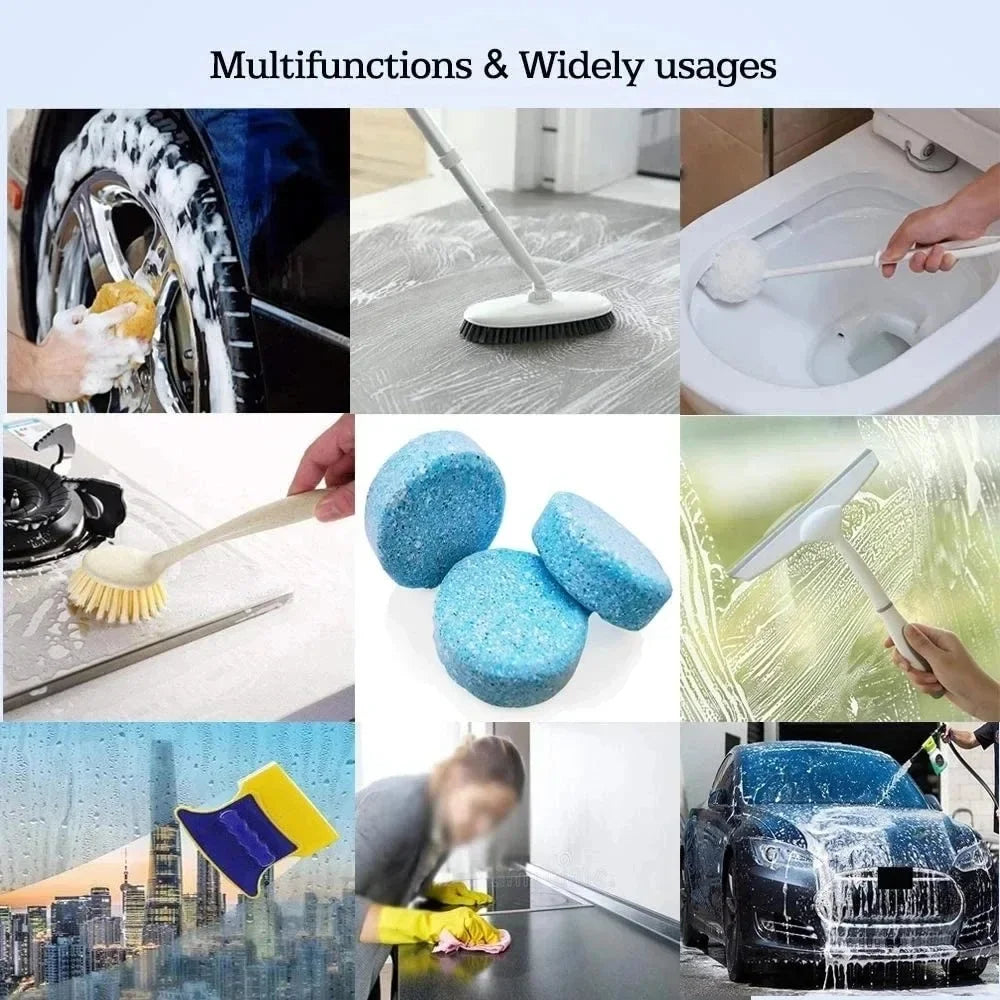 Zayyanun ® Multifunctional  Car Windshield Washing Tablet, Car Glass Cleaner Tablets