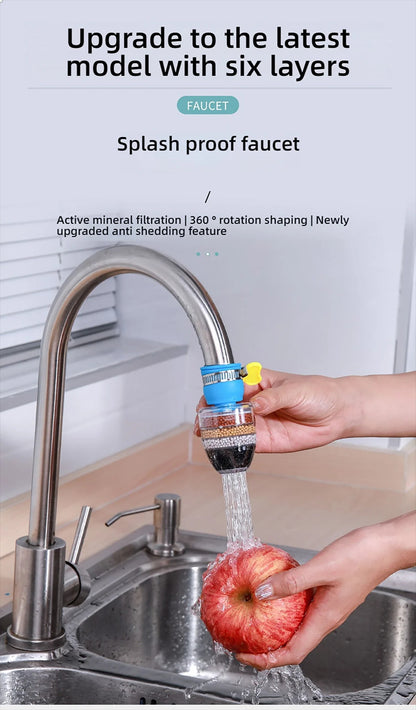Zayyanun ® 6-Layer Kitchen Faucet Water Purifier
