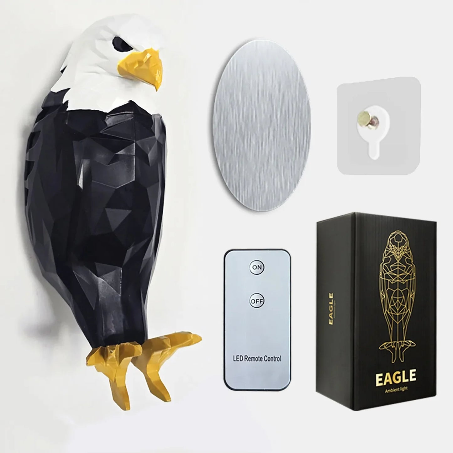 Zayyanun ®3D Wall Lamp Eagle Shape Projector Modern Creative Atmosphere Lamp Light