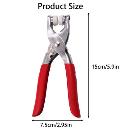 Zayyanun®Snap Button Plier, Metal Snaps Buttons Plier, Hand Pressure Plier, Buckle Installation Tool, Button Snap Fastener Kit, Hand Presser Plier with 100 buttons
