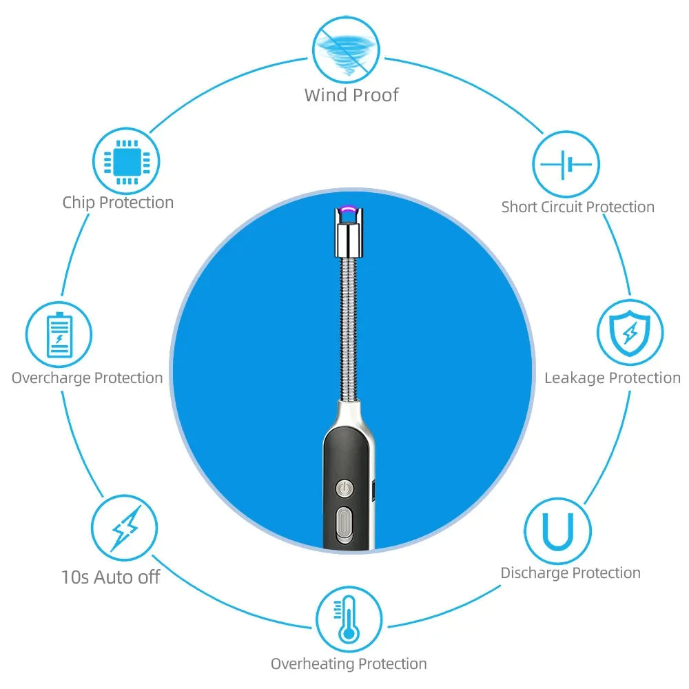 Zayyanun ®USB Rechargeable Flameless Lighter