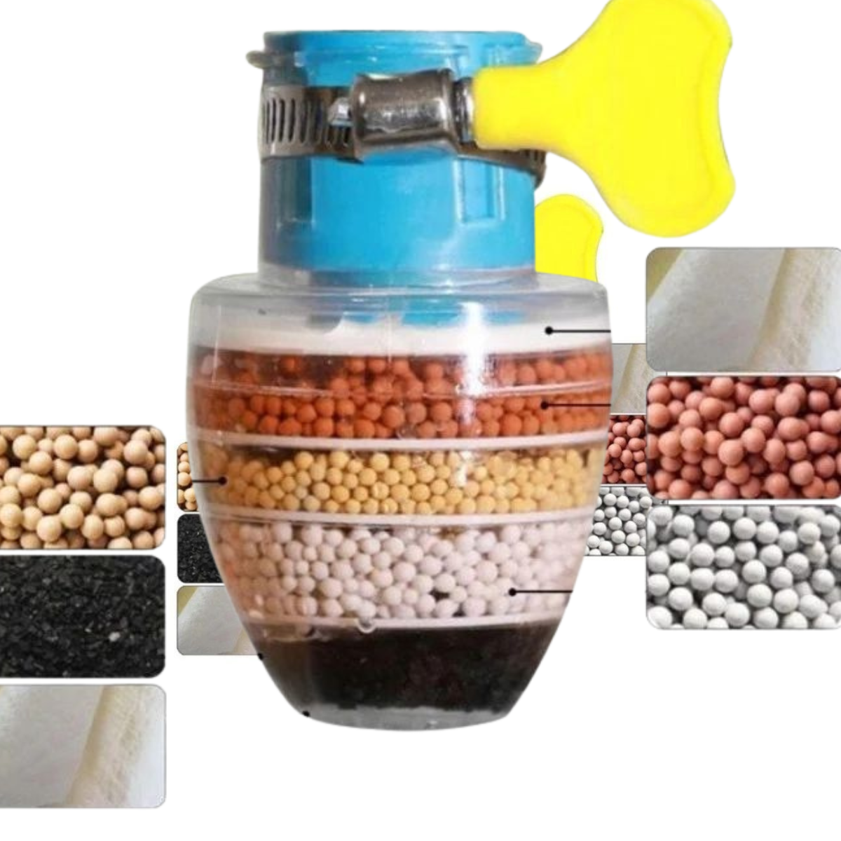 Zayyanun ® 6-Layer Kitchen Faucet Water Purifier