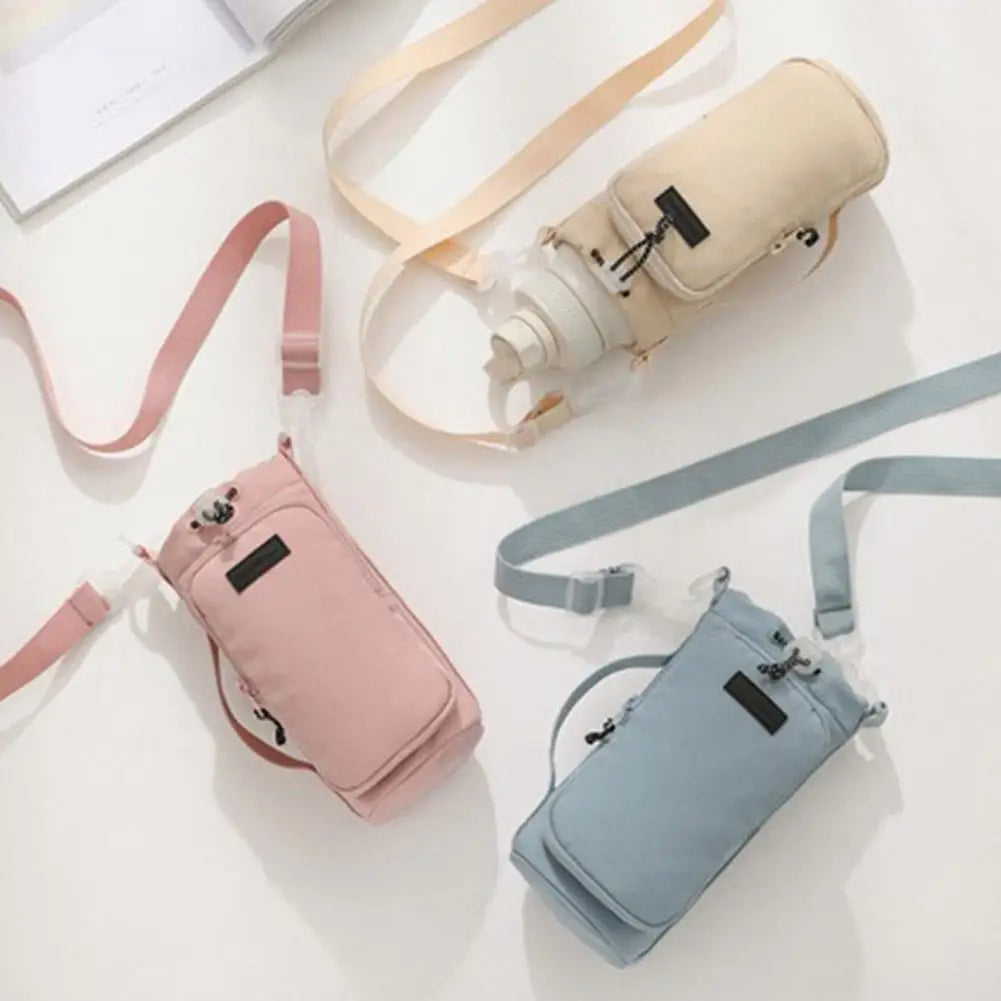 Zayyanun  ® Portable Water Bottle Bag with Strap Holder Pouch Tumbler   Mug Cup