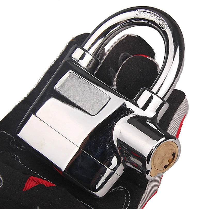 Zayyanun ®Water Proof  Sensor Security 110db Siren Alarm Lock Universal Anti-Theft Padlock for Bicycle Motorcycle Door Gate