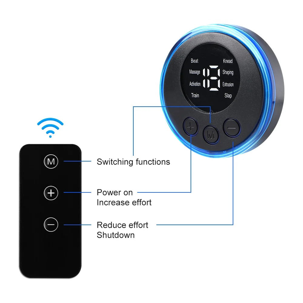 Zayyanun®Mini Body Massager Pulse Neck Pain Relief EMS Butterfly Body Massager Men & Women