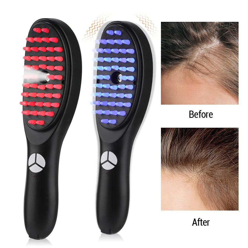 Zayyanun®Nanofog Electric Hair Brush | Anti-Frizz Ionic Straightener Comb