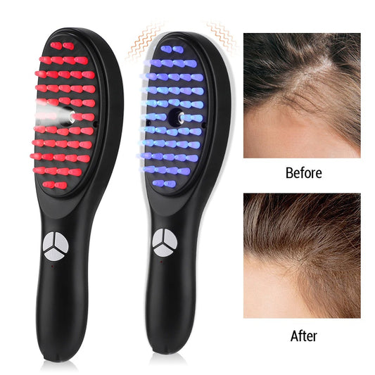 Zayyanun®Nanofog Electric Hair Brush | Anti-Frizz Ionic Straightener Comb