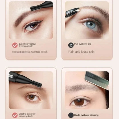 Zayyanun® Finishing Touch Flawless Brows Eyebrow Hair Remover Electric Razor for Women with LED Light for Instant and Painless Hair Removal Touch