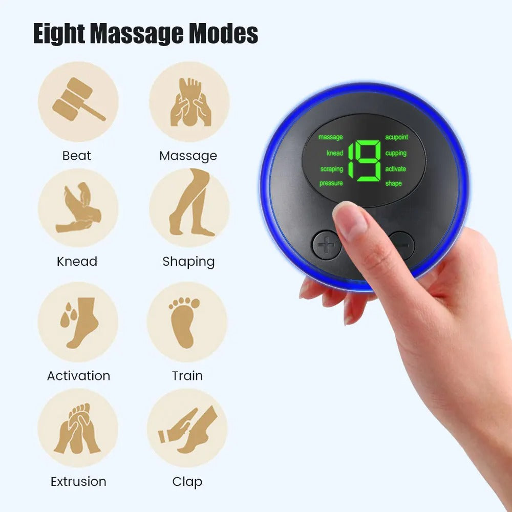 Zayyanun®Mini Body Massager Pulse Neck Pain Relief EMS Butterfly Body Massager Men & Women