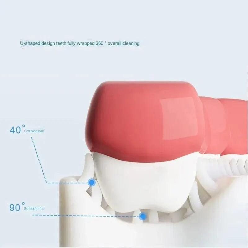 Zayyanun® Baby Toothbrush Toddlers Teeth Cleaning Brush Kids U Shaped Toothbrush
