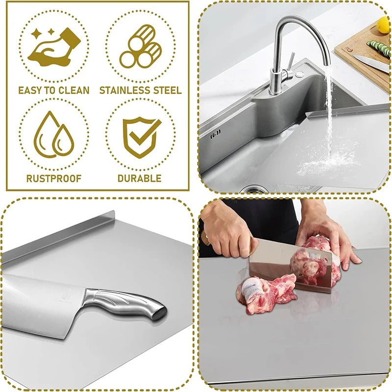 Zayyanun® Stainless Steel  Cutting Board  [48x40] Large Size