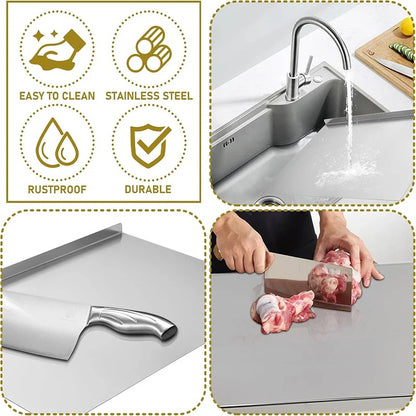 Zayyanun® Stainless Steel  Cutting Board  [48x40] Large Size
