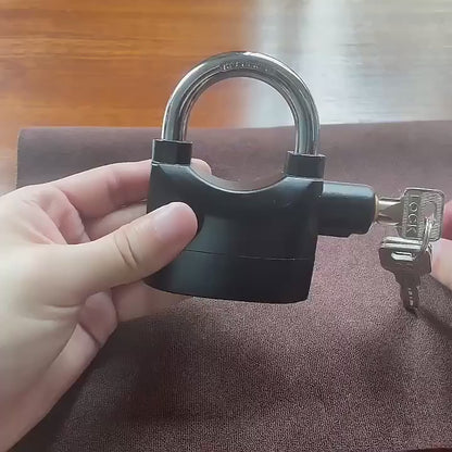 Zayyanun ®Water Proof  Sensor Security 110db Siren Alarm Lock Universal Anti-Theft Padlock for Bicycle Motorcycle Door Gate